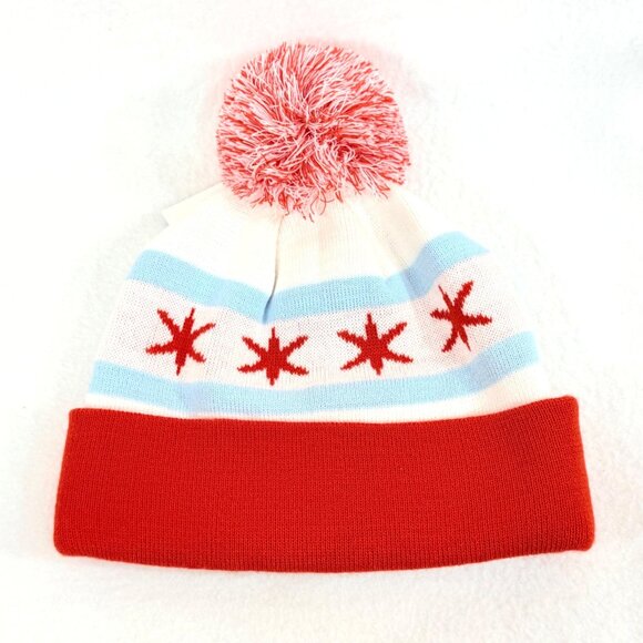 Aksels Knit Beanie Hat With Pom - Picture 2 of 5